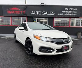 2015 HONDA CIVIC 2DR CVT EX-L LIMITED, LOW KM, FREE 10,000 KM LU