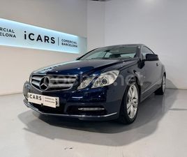 MERCEDES CLASSE E COUPE E 220 MERCEDES-BENZ CLASE E COUPE E 220 CDI BLUE EFFICIENCY AVANTG.