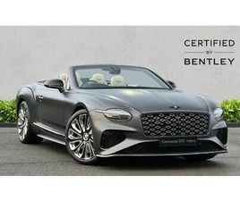 BENTLEY CONTINENTAL GTC 4.0 V8 HYBRID MULLINER 2DR AUTO [BLACKLINE SPEC]