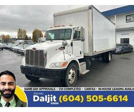 PETERBILT 337 2019 PETERBILT 337 26' BOX + RAILGATE + HYDRAULIC BRAKE