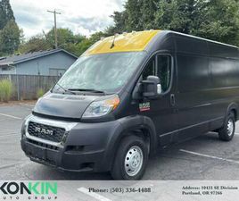 DODGE RAM PROMASTER 2022 RAM PROMASTER CARGO VAN DODGE 2500 HIGH ROOF VAN 3D VAN