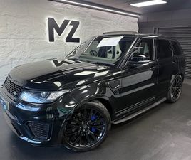 LAND ROVER RANGE ROVER SPORT P550 5.0 V8 SVR SUV 5DR PETROL AUTO 4WD EURO 6 (START/STOP) (550 PS)