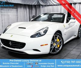 FERRARI CALIFORNIA USED 2013 FERRARI CALIFORNIA SOUTH AMBOY NJ 08879