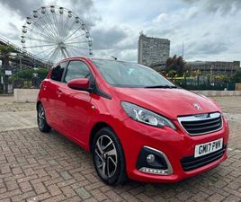 2017 PEUGEOT 108 1.2 PURETECH ALLURE 5DR HATCHBACK PETROL MANUAL