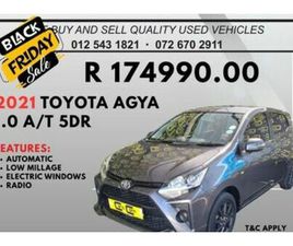 TOYOTA AGYA 2021 TOYOTA AGYA 1.0 AUTO