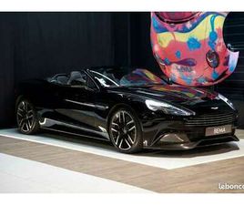ASTON MARTIN VANQUISH VOLANTE II VOLANTE V12 6.0 576CV | ORIGINE FRANCE BANG & OLUFSEN FREINAGE CÉRAMIQUE ONYX BLACK
