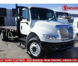 INTERNATIONAL TRUCKS DURASTAR 2012 INTERNATIONAL 4300 FLATBED DUMP 20' FLATBED DUMP, AIR BRAKES, REM