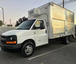 2015 CHEVROLET EXPRESS CUTAWAY BOX 14 FOOT BOX WITH FREEZER INSIDE @