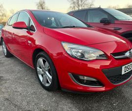 VAUXHALL ASTRA 2013 VAUXHALL ASTRA 2.0TD SRI ECOFLEX (START/STOP) HATCHBACK