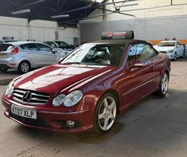 MERCEDES CLK CABRIOLET CLK 200 1.8 CLK200 KOMPRESSOR SPORT CABRIOLET 2DR