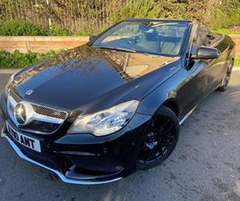 2014 MERCEDES-BENZ E CLASS 3.0 E350D V6 BLUETEC AMG SPORT CABRIOLET 2DR DIESEL