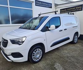 VAUXHALL COMBO 1.5 TURBO D 2300 SPORTIVE PANEL VAN 4DR DIESEL MANUAL L2 H1 EURO 6 (100 PS)
