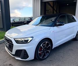 AUDI A1 SPORTBACK 40 TFSI 2.0 200CH S LINE STRONIC 6 S&S 2ÈME FRANÇAISE ENTRETIEN 100% PACK ESTHÉTIQUE NOIR RADAR AV-AR %2B CAMÉRA JA 18 KEYLESS ACCOUDOIR CARPL
