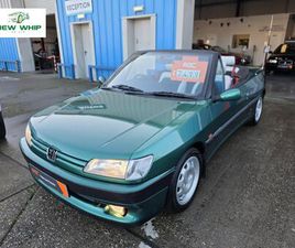 PEUGEOT 306 CABRIOLET 1995 PEUGEOT 306 2.0 ROLAND GARROS LTD EDN