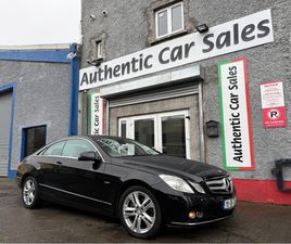 MERCEDES E-CLASS COUPE E SERIES CDI BLUE EFFICIENCY ELEGANCE COUPE 2DR AUTO