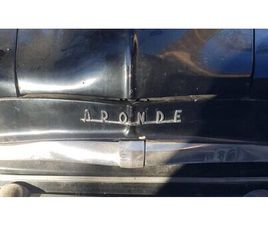 1957 SIMCA ARONDE NOIR MANUEL, 4 VITESSES CONDUITE À GAUC...