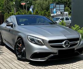 MERCEDES CLASSE S COUPE S63 MERCEDES-BENZ KLASA S 63 AMG 4-MATIC