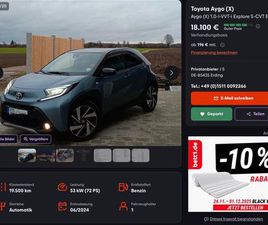 AYGO X EXPLORER MIT SUPER AUSSTATTUNG FÜR NUR € 18.100