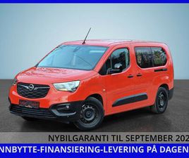 OPEL COMBO CARGO -E CARGO ELITE // L2 // 3 SETER // 50KWH // 272 KM WLTP