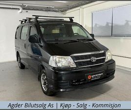 TOYOTA HIACE 4WD 117HK/KORT/EU01.2027/ALU.FELG/H.FESTE/3-SETER
