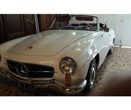 1961 MERCEDES 190 BLANC MANUEL, 4 VITESSES CONDUITE À GAU...