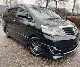 2007 TOYOTA ALPHARD FRESH IMPORT G EDT 4WD 2.4 AUTO 7 SEATS MPV PETROL ULEZ CURTAINS 4/B GRADE M...