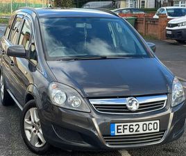 2012 VAUXHALL ZAFIRA 1.6 EXCLUSIV