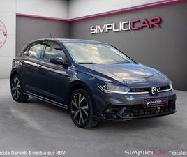 VOLKSWAGEN POLO 1.0 TSI 110CV SS DSG7 R-LINE - TOIT OUVRANT - CARPLAY - GARANTIE 12 MOIS