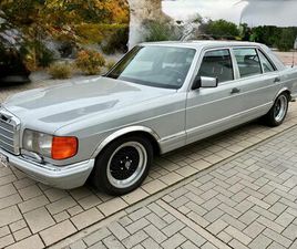 MERCEDES CLASSE S 500 SEL MERCEDES-BENZ 500 SEL 1 BESITZER, JÜRGEN GRABOWSKI EINTRACHT