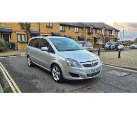 VAUXHALL ZAFIRA VAUXHALL, ZAFIRA, MPV, 2012, MANUAL, 1598 (CC), 5 DOORS