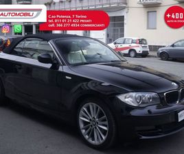 SERIE 1 CABRIO(E88) 118D 2.0 143CV CABRIO FUTURA UNICOPROPRIETARIO