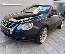 VOLKSWAGEN EOS VOLKSWAGEN EOS II - 2.0 - TSI - 200CH - FULL CUIR - TOIT VERRE - GPS - BVA - SIÈGES CHAUFFANT - CARAT - RÉGULATEUR VITESSE - CABRIOLET - 92 500 KMS - PARFAIT ET