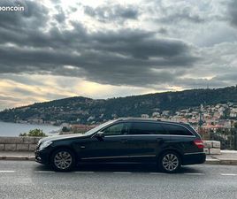 MERCEDES CLASSE E BREAK E 350 TRÈS BELLE MERCEDES BENZ CLASSE E 350 DIESEL, CUIR NOIR, COULEUR NOIR, AUTORADIO ANDROID, RADAR DE RECUL, CAMÉRA DE RECUL, DISTRONIC, BREAK, CHAUFFAGE DES SIEGE
