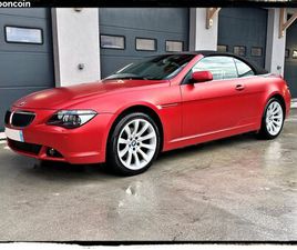 BMW SERIE 6 CABRIOLET 630 BMW SÉRIE 6 CABRIOLET 630I 3.0 272 CH FULL SUIVI SUPERBE CONFIG