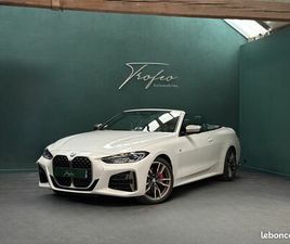 BMW SERIE 4 M440D CABRIOLET XDRIVE 340CV M SPORT - SIÈGES VENTILÉS - CARBONE - ATTELAGE