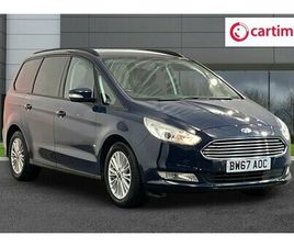 FORD GALAXY 2018 (67) - 1.5T ECOBOOST ZETEC MPV 5DR PETROL MANUAL EURO 6 (START/STOP) (160 PS) FRONT / RE