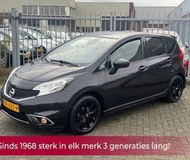 NISSAN NOTE 1.2 BLACK EDITION SPORT! NL AUTO NAP! 1E EIGENAAR! NAVI L CRUISE L AIRCO L 16'LM L SPOILER! DEALER OH L NIEUWSTAAT