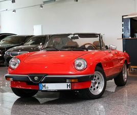 ALFA ROMEO SPIDER DUETTO ALFA ROMEO SPIDER 1.6 H-KENNZEICHEN