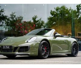 PORSCHE 911 CABRIOLET 991 CARRERA GTS PORSCHE 911 CABRIO - 991 3.0 CARRERA GTS NATO GREEN BURMESTER LIFTING