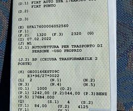 FIAT PUNTO CABRIO FIAT PUNTO BERTONI