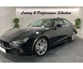 MASERATI GHIBLI 3.0 V6 DIESEL 275CH - 78000KM - TOIT OUVRANT - ENTRETIEN CONCESSION À JOUR