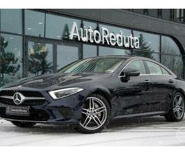 MERCEDES-BENZ CLS 350 299 KM / APPLE CARPLAY / ANDROID AUTO / KAMERA 360 / SZYBERDACH / SKÓRA MANUFAKTUR / AMBIENTE / NAWIGACJA / BURMESTER / FV23%