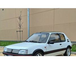 PEUGEOT 205 1989 PEUGEOT 205 BIANCO MANUEL, 5 VITESSES CONDUITE À GAU...