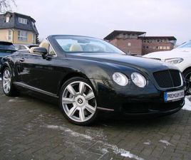 BENTLEY CONTINENTAL GTC BENTLEY CONTINENTAL GTC 6.0 W12 NAVI LEDER XENON WINDSCH
