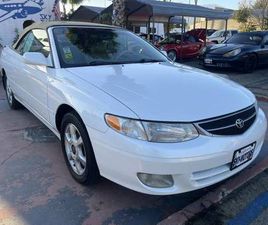 2001 TOYOTA CAMRY SOLARA SLE V6 CONVERTIBLE