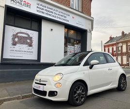 FIAT 500 S CABRIO 1.2 69 GARANTIE 3 MOIS