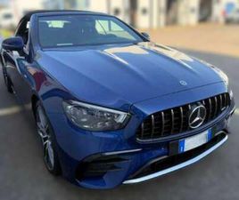 MERCEDES CLASSE E E 53 AMG CABRIO 53 AMG EQ-BOOST 4MATIC + AUTO