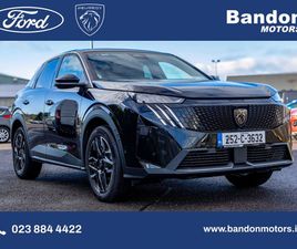 2025 PEUGEOT 3008 BLACK 1.2 MHEV PURETECH 136BHP EDCS6 ALLURE
