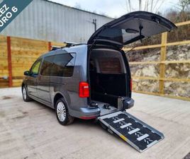 2018 VOLKSWAGEN CADDY MAXI LIFE 5 SEAT PETROL AUTO WHEELCHAIR ACCESSIBLE DISABLED ACCESS VEHICLE ...