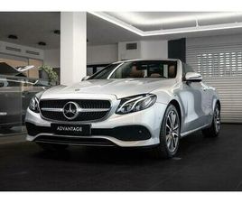 MERCEDES CLASSE E CABRIO MERCEDES-BENZ TŘÍDY E CABRIO BURMESTER/BLUETOOTH KABRIOLET - KABRIOLET BENZIN